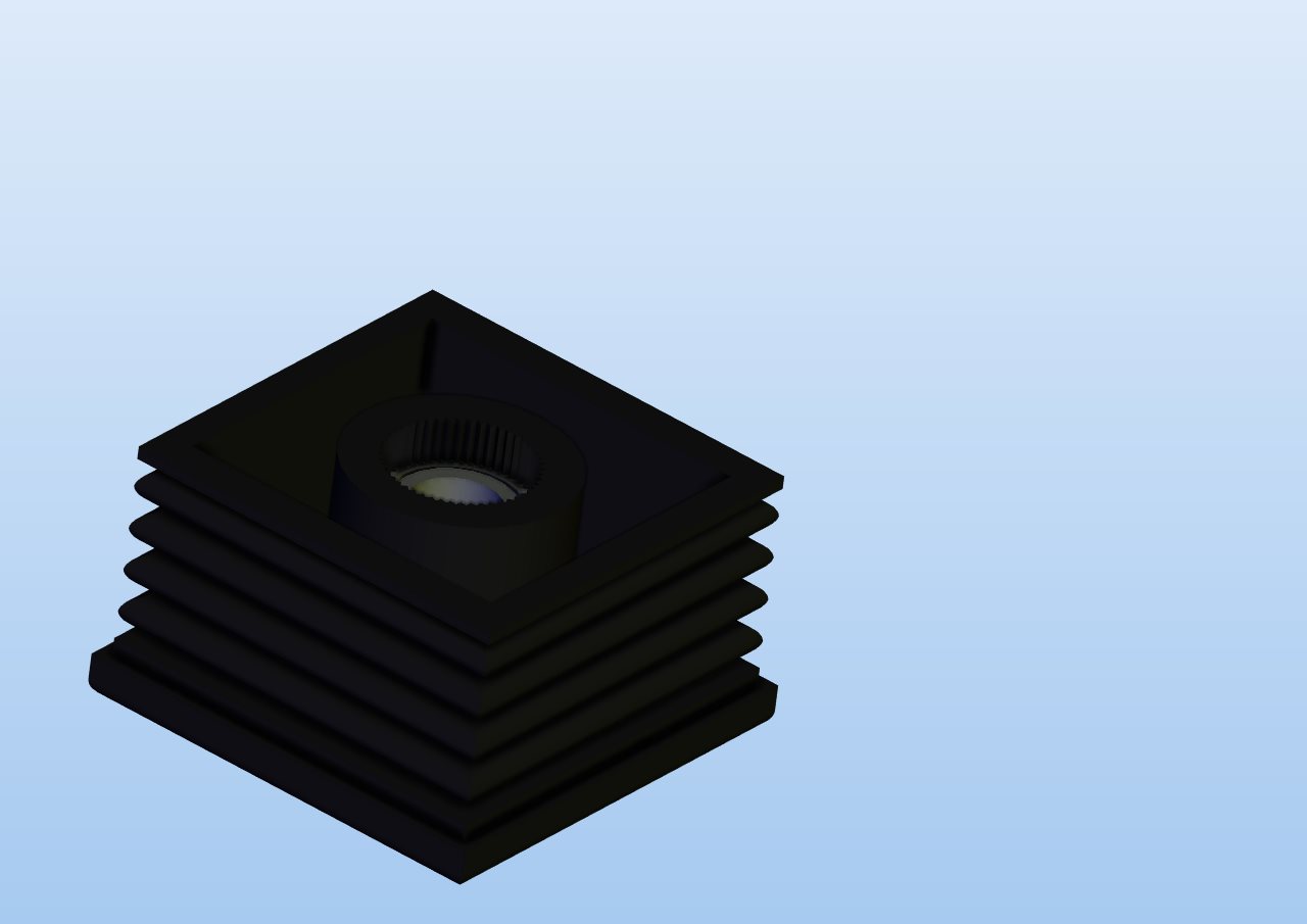 用于50 x 50 x 1.5的可调底座和箱形截面螺纹嵌件,带M10 x 200 mm螺杆、塑料底座中的花键螺纹嵌件和方形嵌件凸台