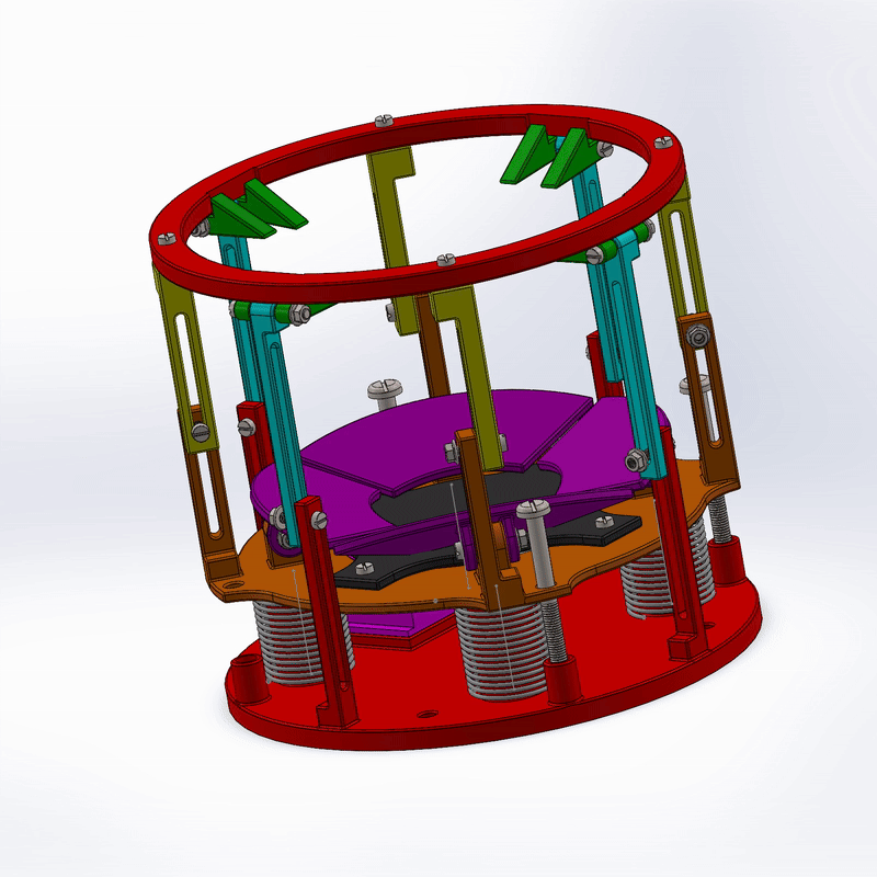 VHEM可变高度弹射机构3D图纸 STEP格式