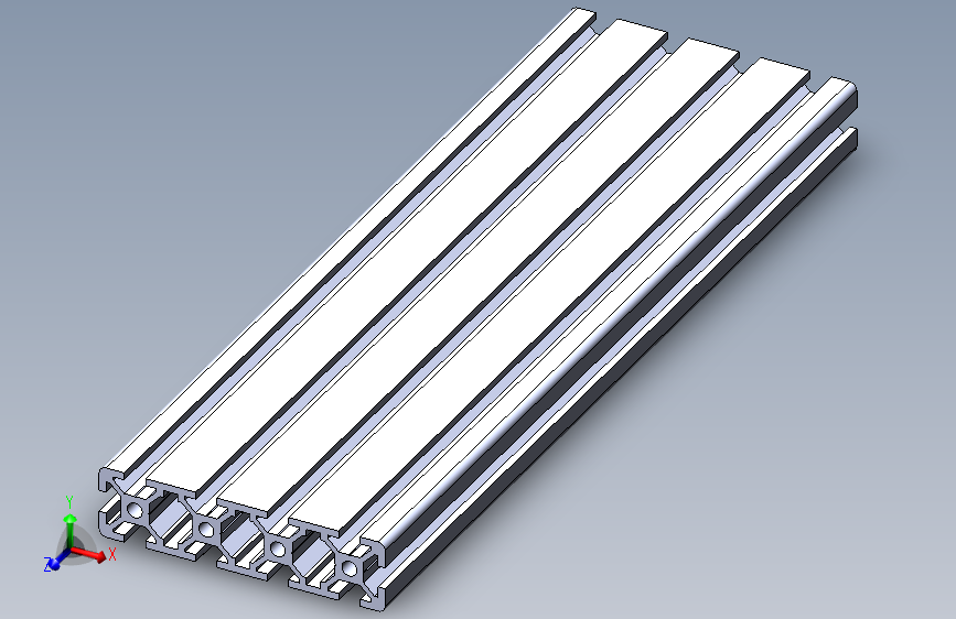 具有优化设计的V型20x80轮廓。