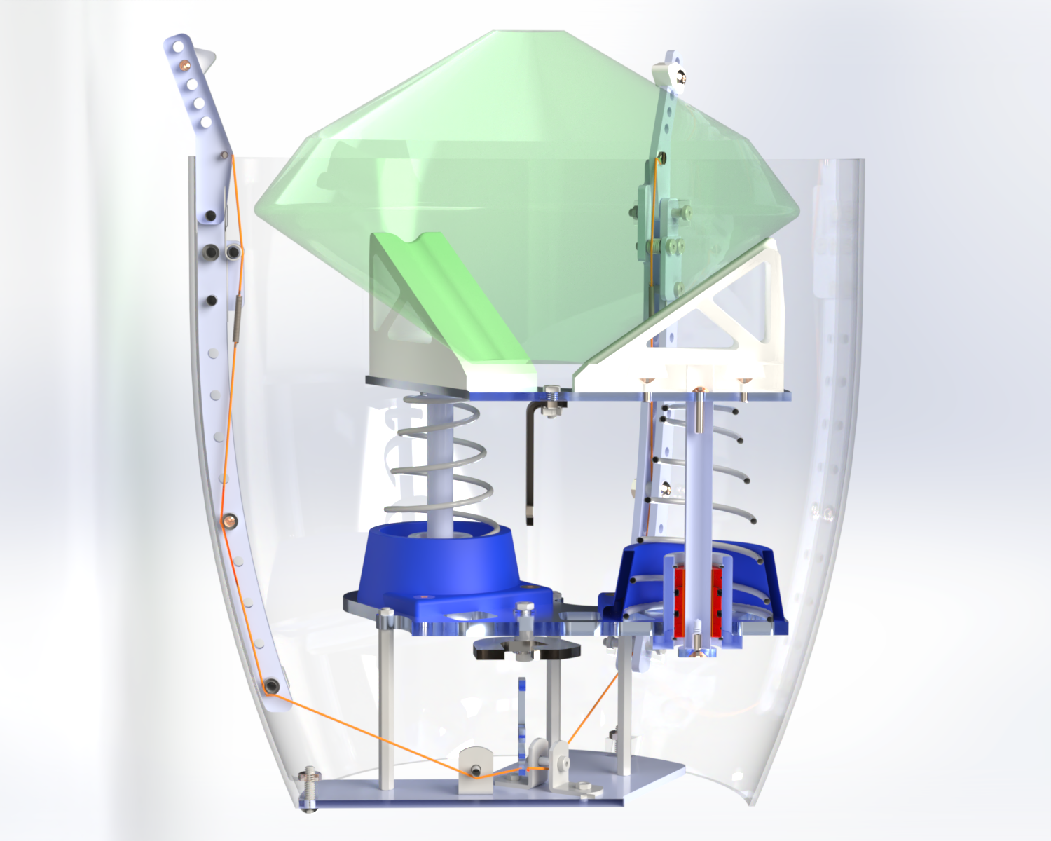 锁定与弹射机构