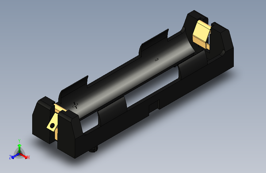 Keystone Electronics 18650 单电池座 (S-Tab)