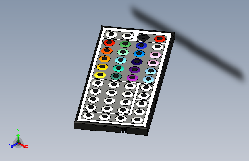 RGB LED灯带遥控器