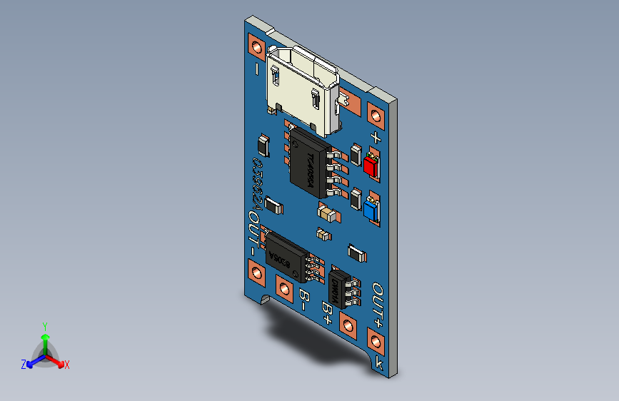 TC4056A 充电模块 5V 1A USB Micro