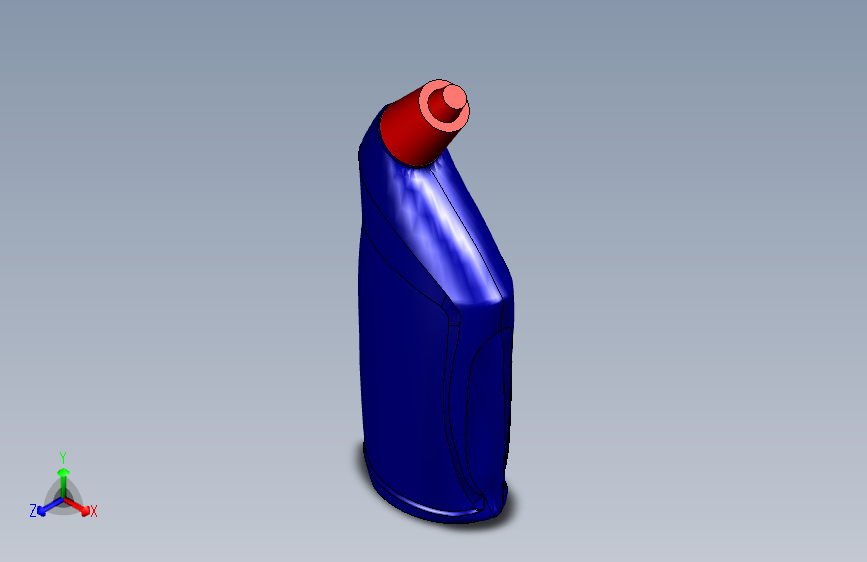 马桶清洁剂 HDPE 瓶