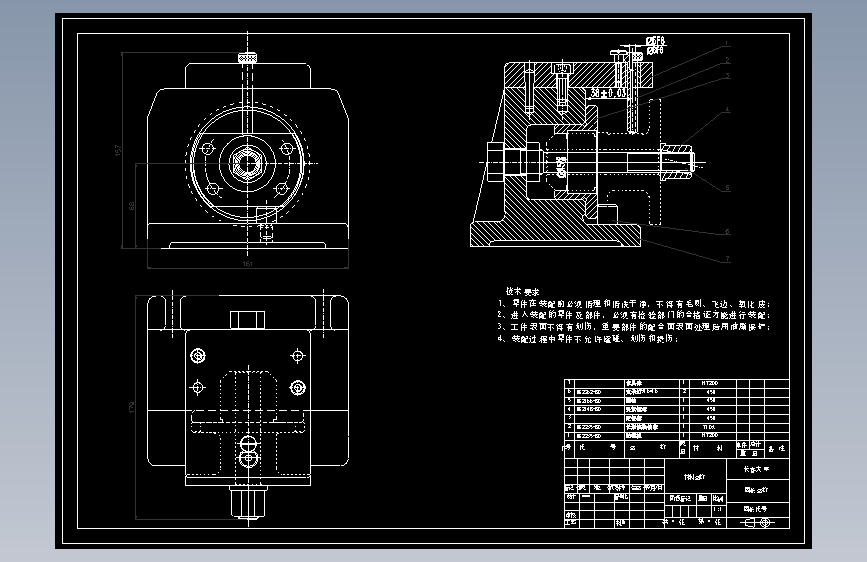 831004法兰盘机械夹具设计钻46孔工艺说明书
