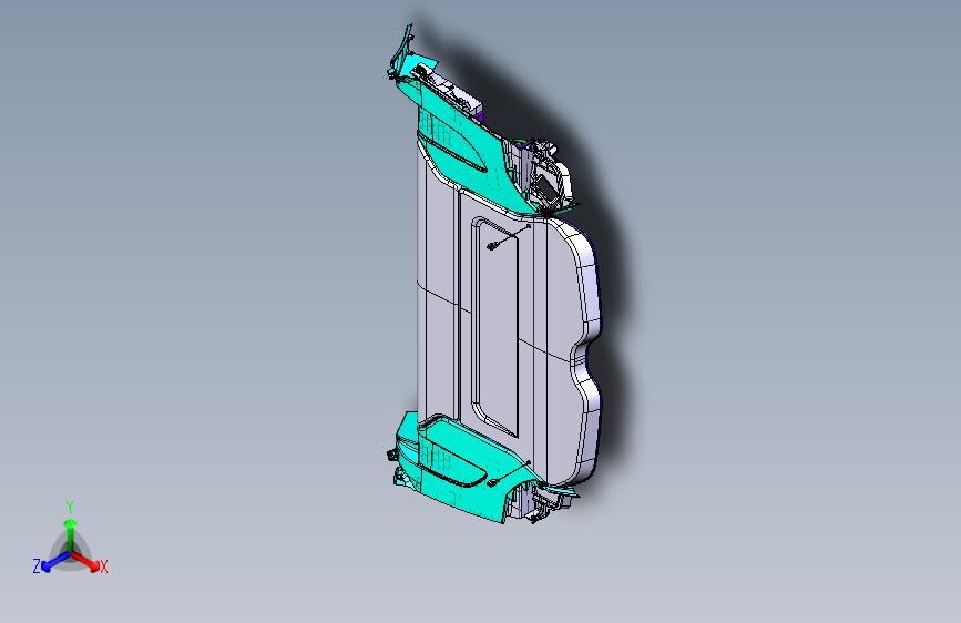 标致标致DS5汽车内外饰部件3D模型图纸 (3)