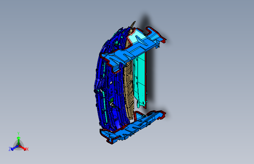 标致标致DS5汽车内外饰部件3D模型图纸 (9)