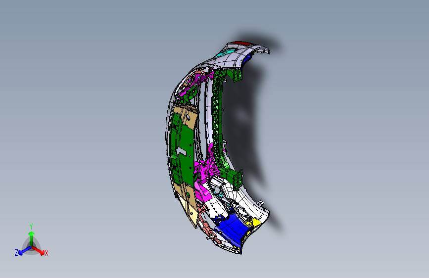 标致标致DS5汽车内外饰部件3D模型图纸 (13)