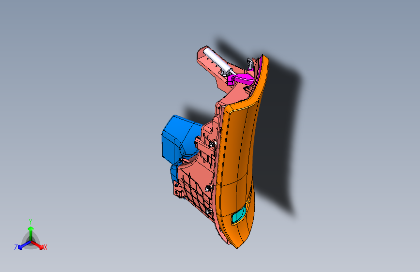 标致标致DS5汽车内外饰部件3D模型图纸 (17)