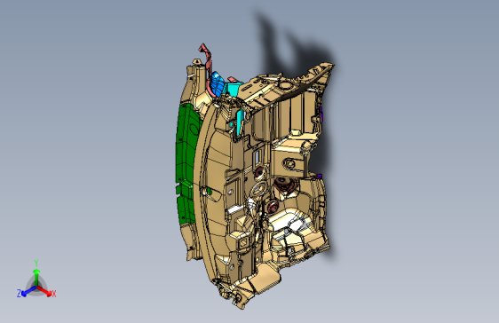 标致标致DS5汽车内外饰部件3D模型图纸 (20)