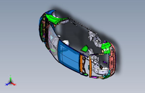 标致3008H汽车外饰3D三维模型图纸