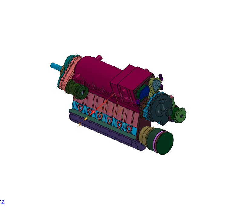 V12液冷式航空发动机