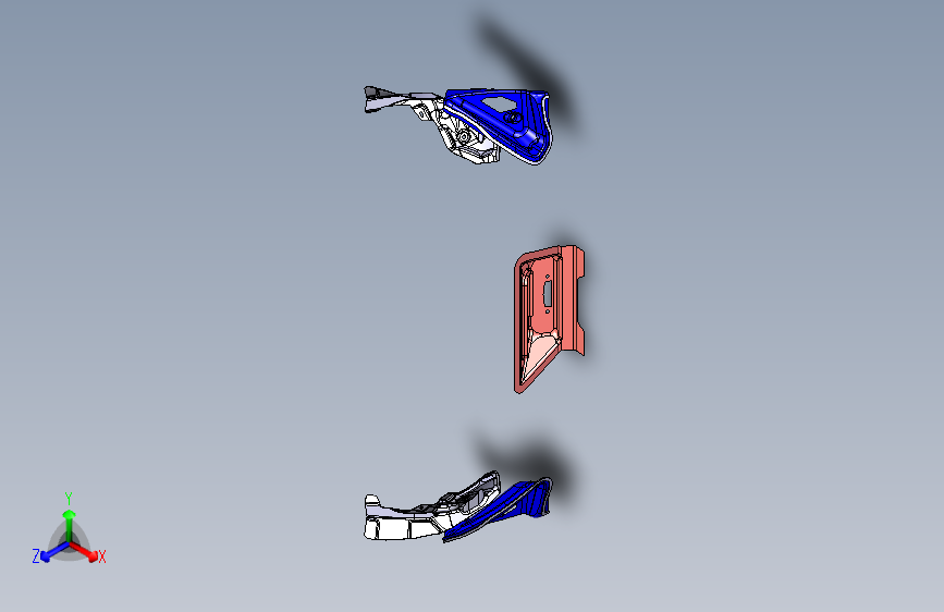 标致3008H汽车VOLET ARCatia三维模型图纸