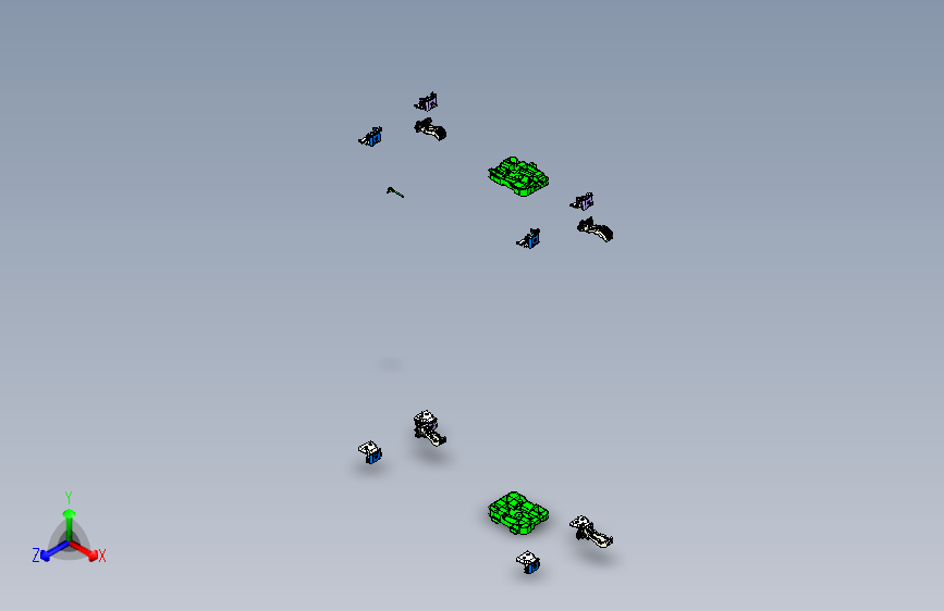雪铁龙C4毕加索doo_hinge_checkerCatia三维模型图纸