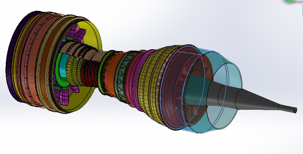 民用涡扇发动机 sw16