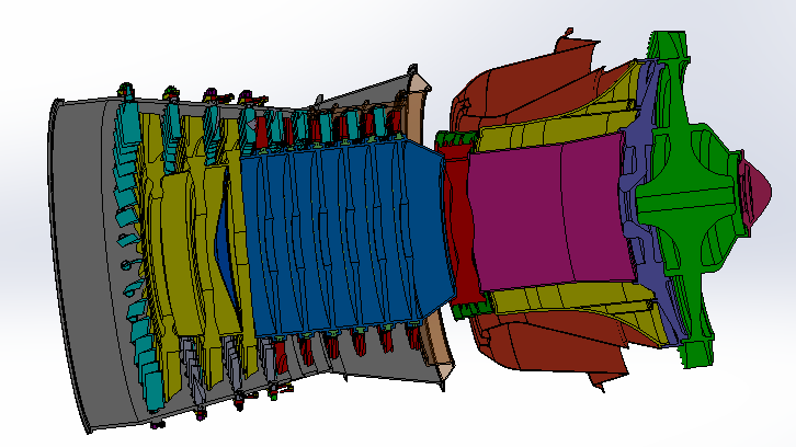 民用涡扇发动机 sw16