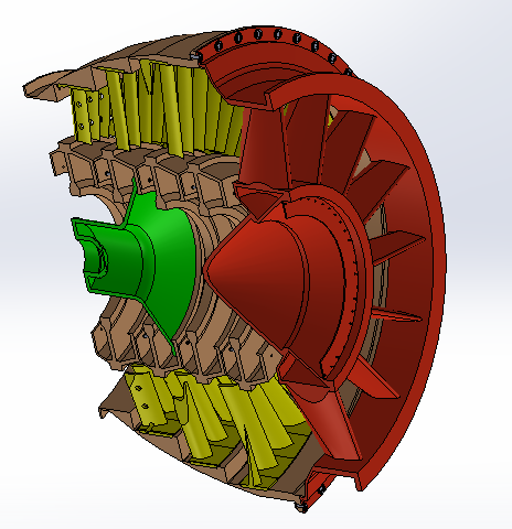 民用涡扇发动机 sw16