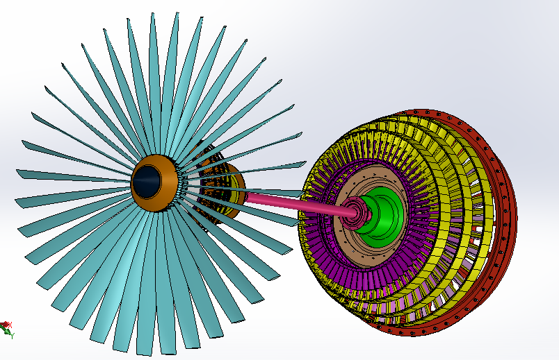 民用涡扇发动机 sw16