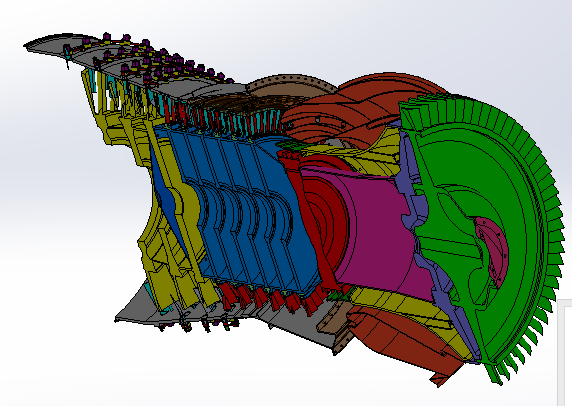 民用涡扇发动机 sw16