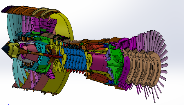 民用涡扇发动机 sw16