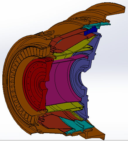 民用涡扇发动机 sw16