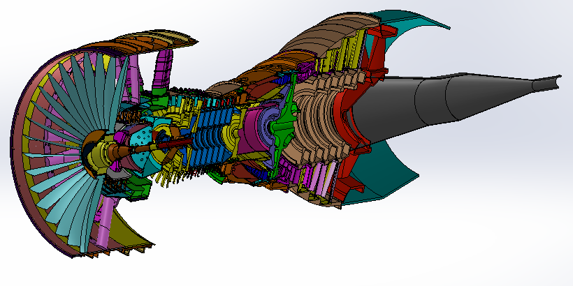 民用涡扇发动机 sw16