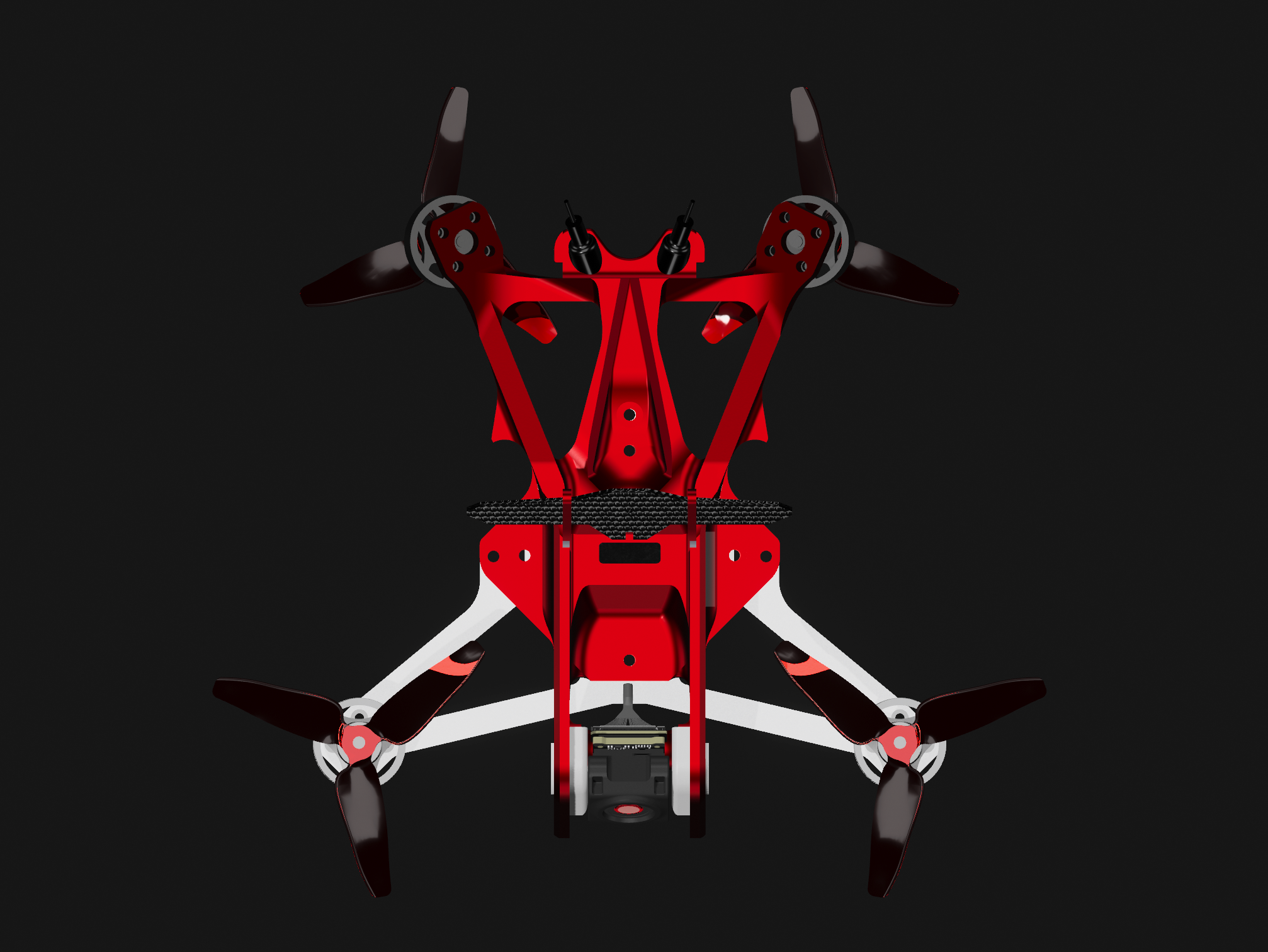 LQ20 2英寸FPV无人机  STEP格式