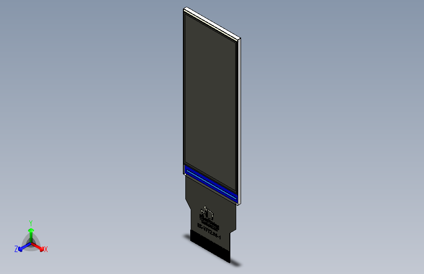 条形 2.86 英寸 376x960 IPS TFT 显示屏 SPI+RGB 接口 (1)