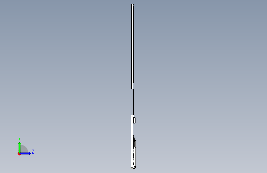 条形 2.86 英寸 376x960 IPS TFT 显示屏 SPI+RGB 接口 左侧视图