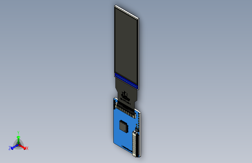 条形 2.86 英寸 376x960 IPS TFT 显示屏 SPI+RGB 接口