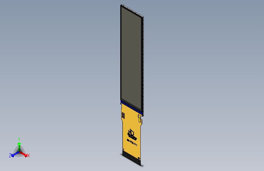 条形 3.71 英寸 240x960 IPS TFT 显示屏 SPI+RGB 接口 (1)