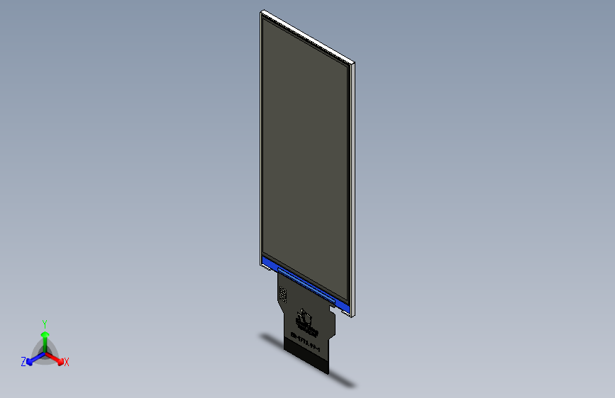 条形 3.99 英寸 400x960 IPS TFT 显示屏 SPI+RGB 接口 (1)