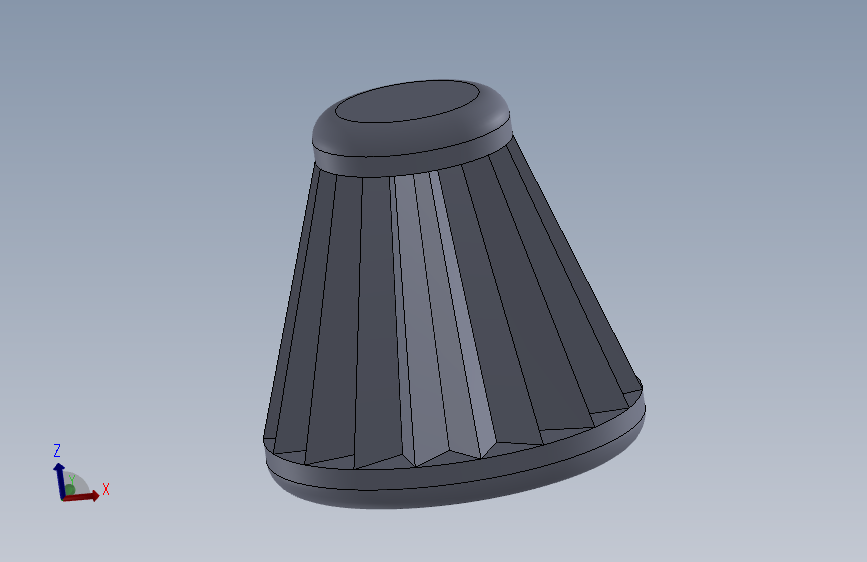 发动机空气滤清器 _ 3D CAD模型