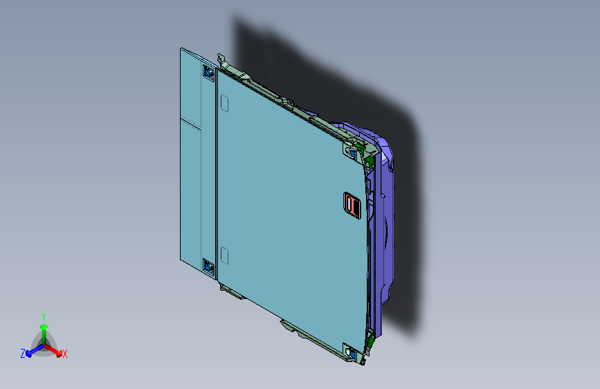 长城哈弗H8汽车5604000-Luggage Compartment LidCatia三维模型图纸