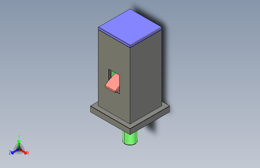 夹具-252 内平衡下拉式夹紧器3D数模图纸 STEP IGS格式