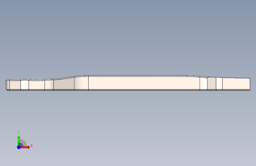 SolidWorks设计的扳手 正面视图