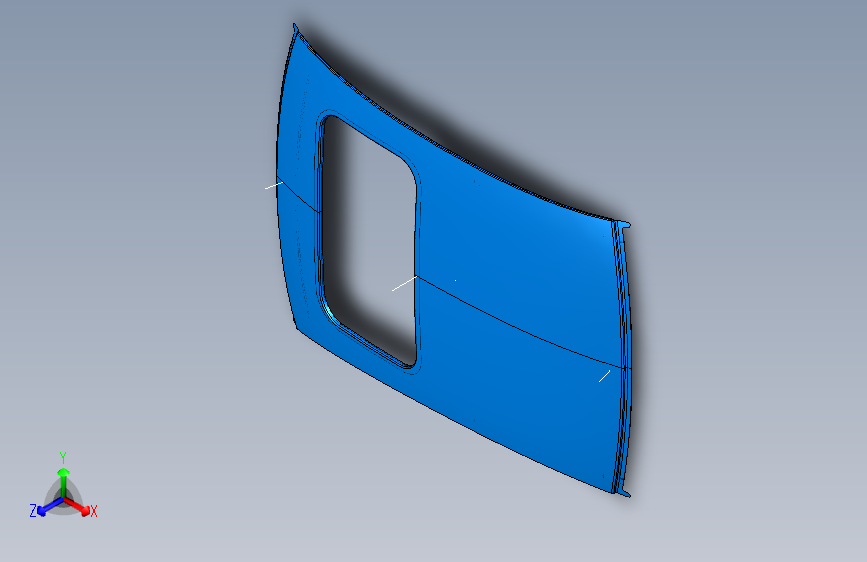 一汽大众捷达Roof_Assy_CrossMembersCatia三维设计模型图纸