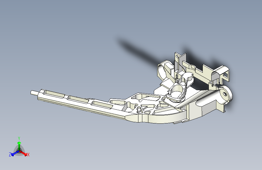 一汽大众捷达Parking Brake and Actuation SubsystemCatia三维设计模型图纸
