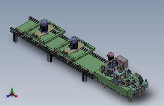 异型材辊涂机总成