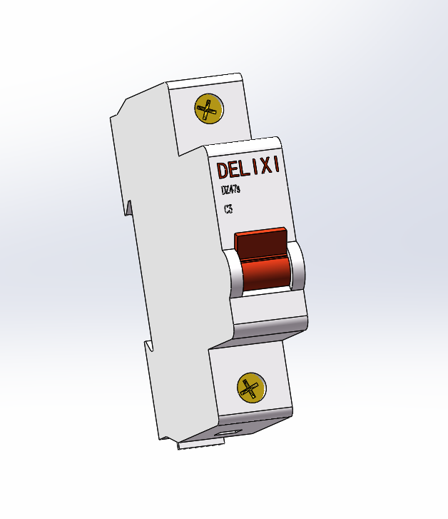 DZ47-63 1P C 5A德力西断路器