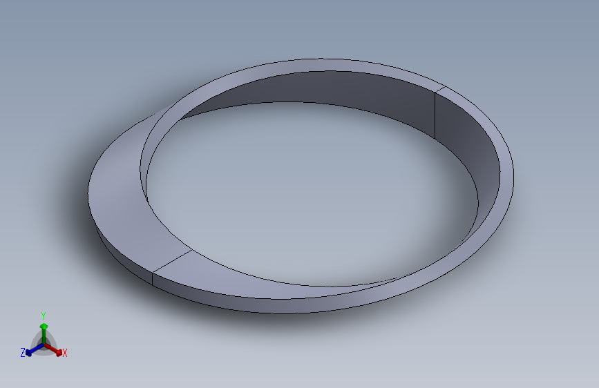 SolidWorks 2023的莫比乌斯带设计。