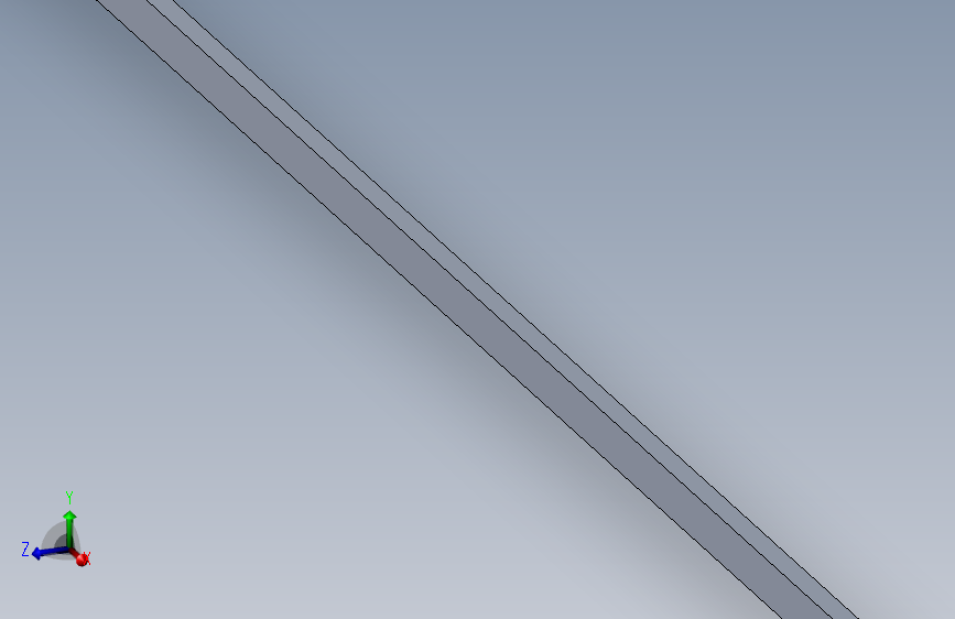 20x10的Дюралевый方形横截面Profile SolidWorks2020