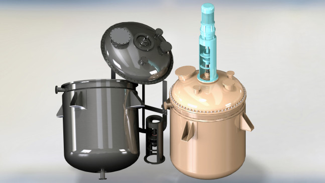 带搅拌器的反应器6.3 M3