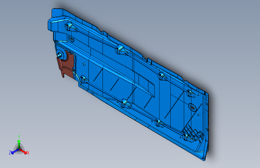 大众斯柯达晶锐汽车Body Lower PanelCatia三维设计模型图纸