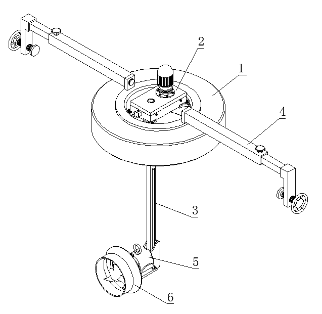 一种方便更换搅拌机构的搅拌式污水处理设备