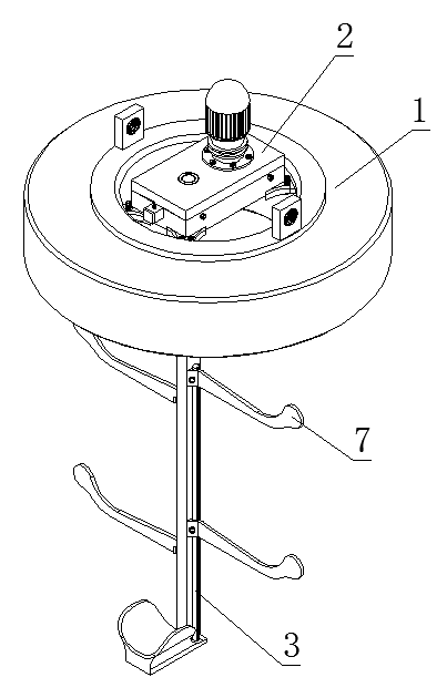 一种方便更换搅拌机构的搅拌式污水处理设备