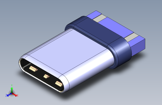 USB C 型公头用于焊接
