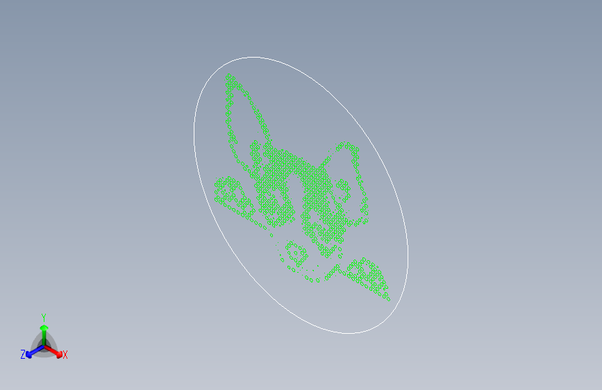 Voronoi 激光切割狗