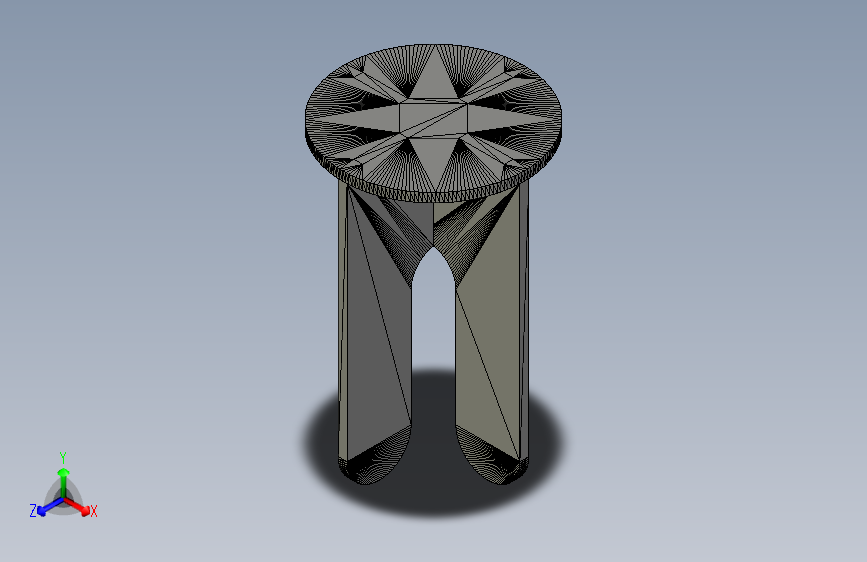 交叉锁紧胶合板凳设计 _ CNC 就绪 _ 提供 DXF 文件