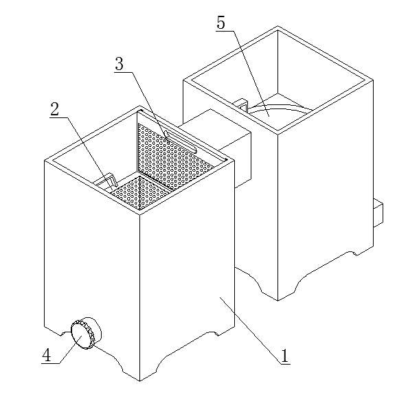 一种具有多级固废滤件的废水处理装置